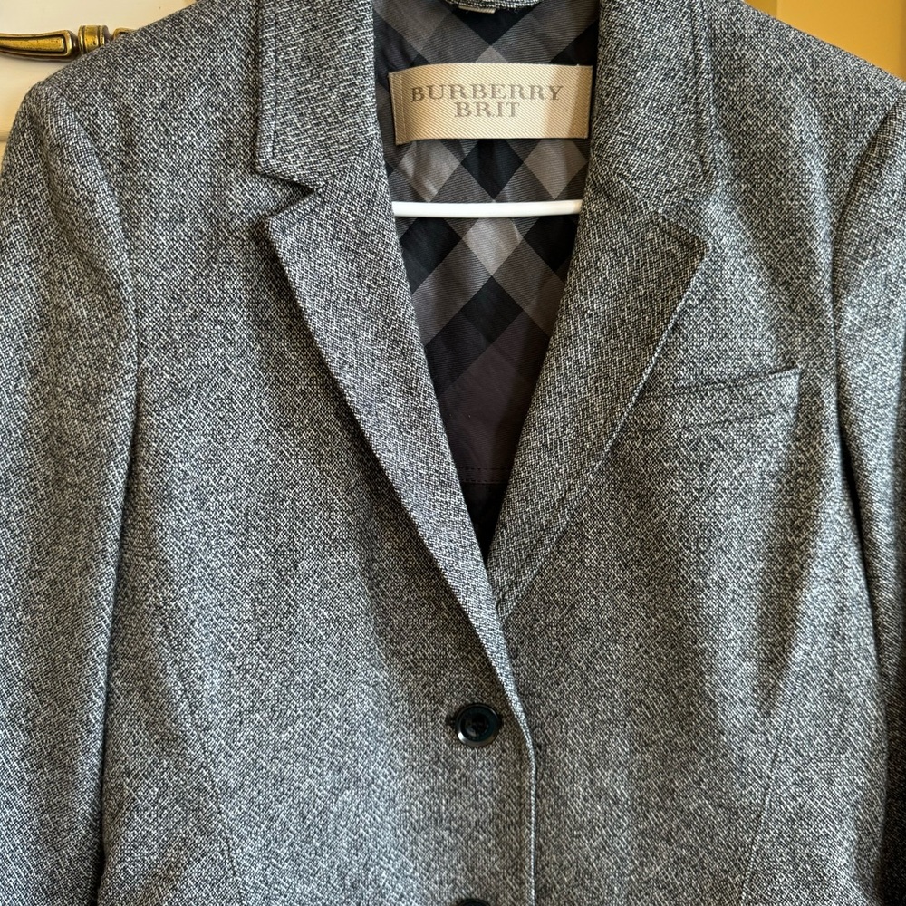 Burberry Gray Blazer - Picture 4 of 16